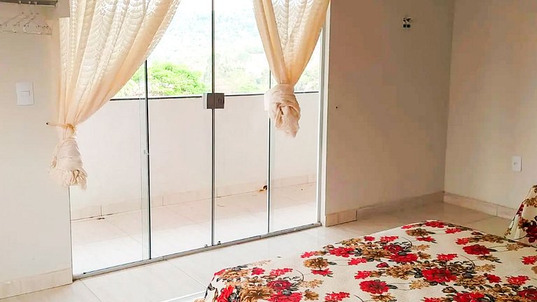 Chalé Confortável Completo com piscina