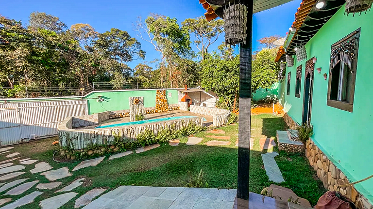 Pirenópolis com Piscina e Churrasqueira