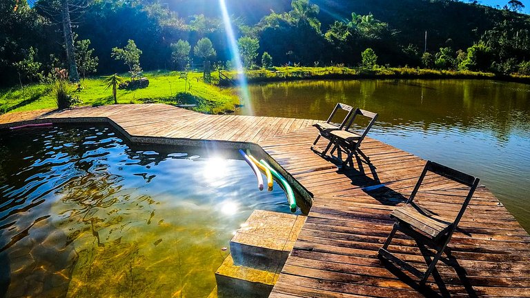 Sítio com Piscina e Vista na Serra de Aiuruoca