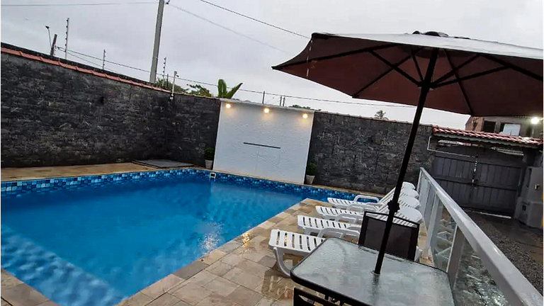 Refúgio p/ Grupos: Piscina, Sinuca e Lareira