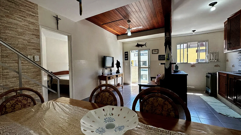 Ubatuba/Praia Grande:Cobertura, Vista Mar, Garagem