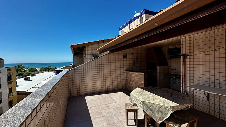 Ubatuba/Praia Grande:Cobertura, Vista Mar, Garagem