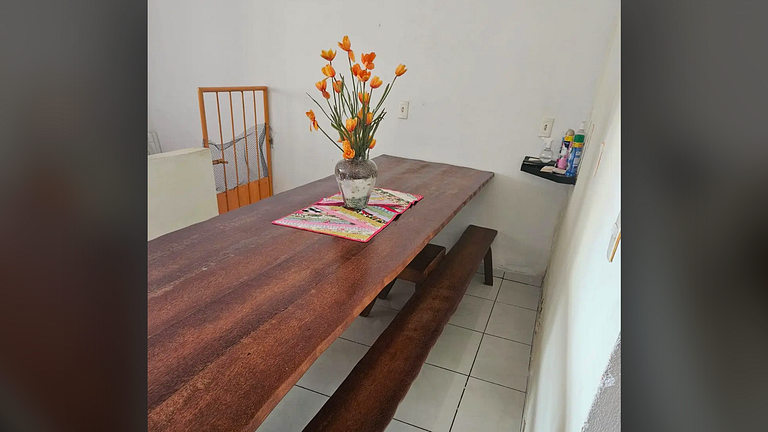 Casa 2 Quartos em Porto de Pedras c/ Ar e Wi-Fi