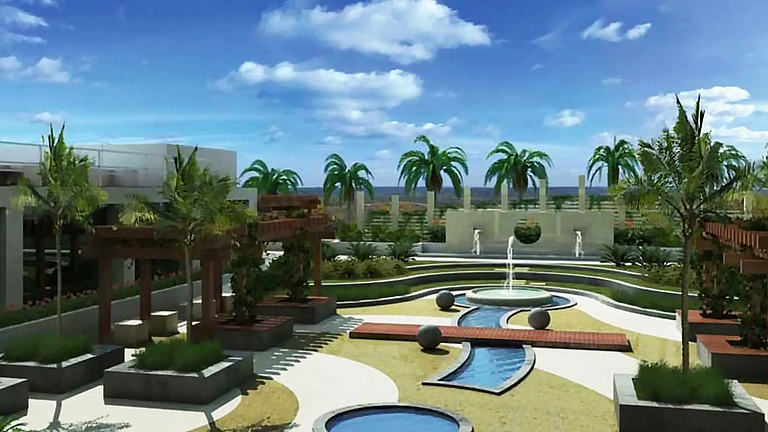 Estúdio de Luxo: Piscina, Sauna, Squash e Cinema
