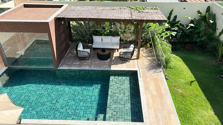 Casa Luxo 3 Quartos com Piscina e Sauna