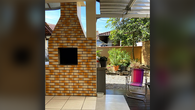 Casa 4 Quartos com Ar Condicionado e Churrasqueira