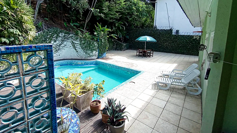 Excelente Casa Cosme Velho Piscina e Churrasqueira