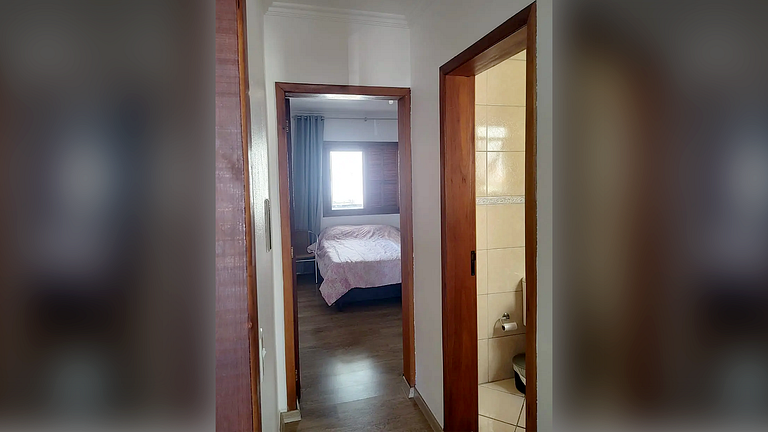 Apartamento Espaçoso c/ Ar Condicionado e Cozinha