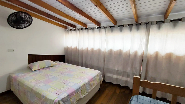 Casa Água Branca para até 8 - Perto da Praia