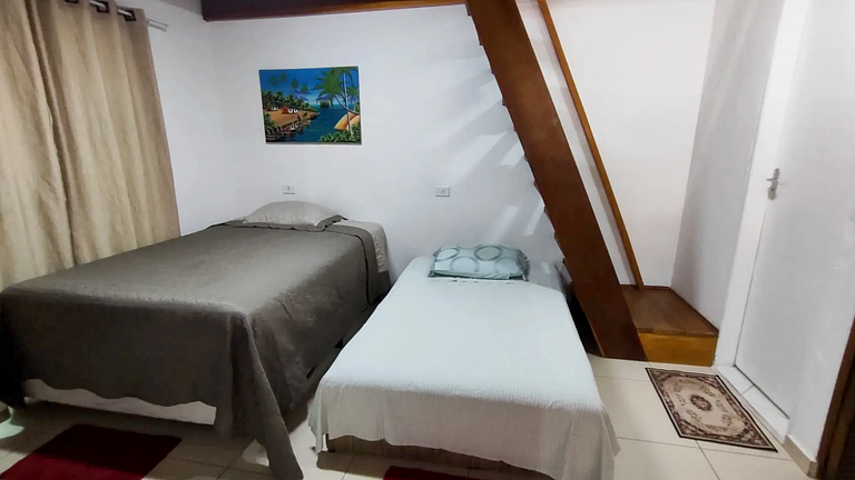 Casa Água Branca para até 8 - Perto da Praia