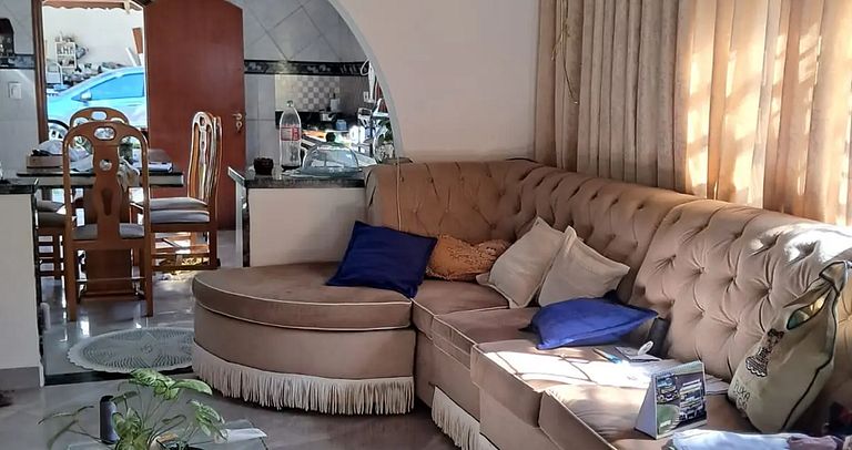 Casa Pet Friendly com Churrasqueira e Lareira