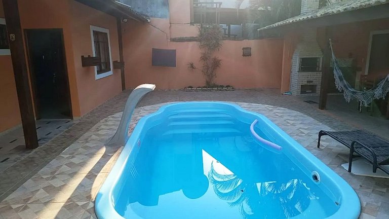 Paraty Bela casa : Piscina e Churrasqueira