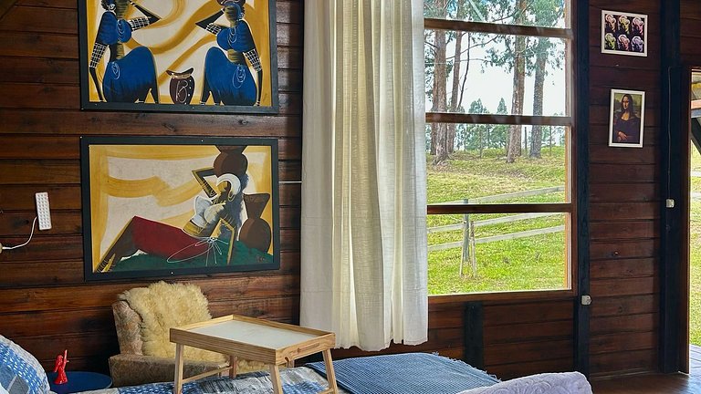 Seu Chalé Serra Catarinense : Wi-Fi e muito espaço