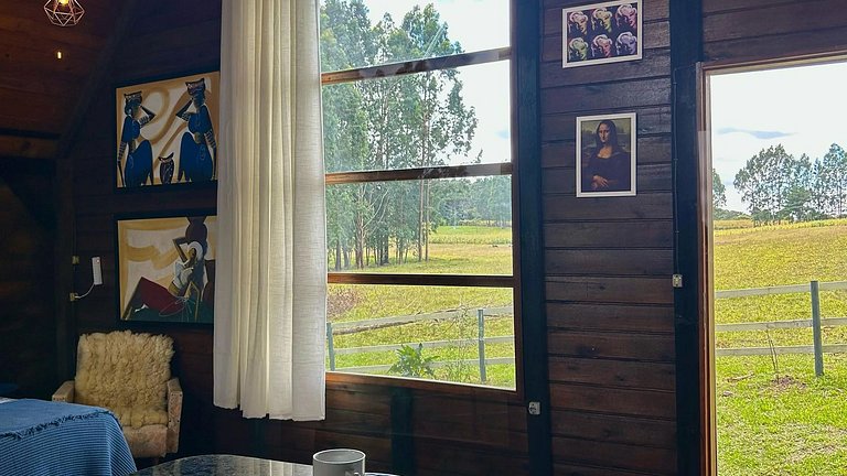 Seu Chalé Serra Catarinense : Wi-Fi e muito espaço