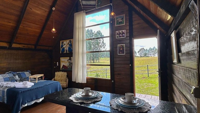 Seu Chalé Serra Catarinense : Wi-Fi e muito espaço