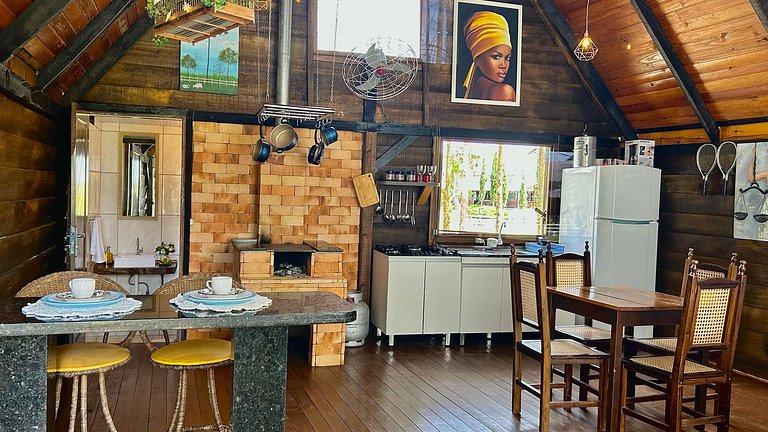 Seu Chalé Serra Catarinense : Wi-Fi e muito espaço