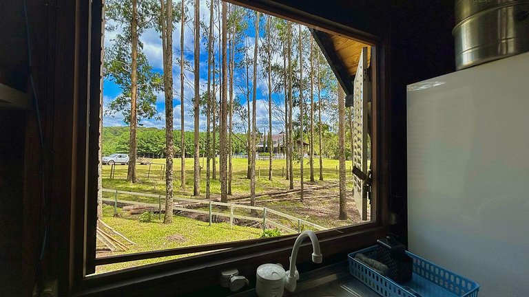 Seu Chalé Serra Catarinense : Wi-Fi e muito espaço