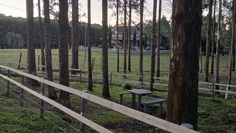 Seu Chalé Serra Catarinense : Wi-Fi e muito espaço