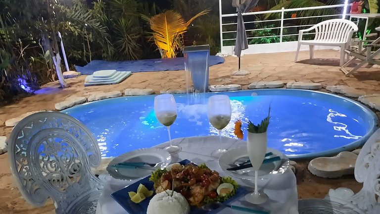 Alexania Casa Beira do Lago Piscina Churrasqueira