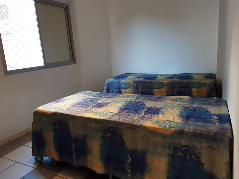 Guarujá: Apto p/ 6, Perto da Praia Pitangueiras