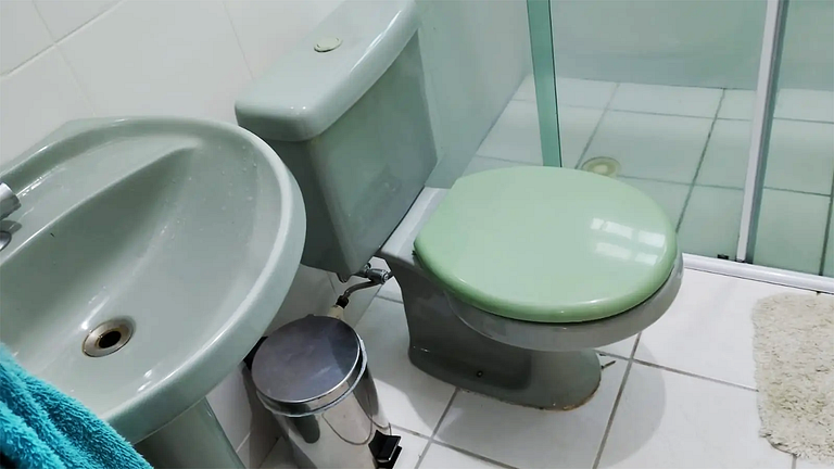 Caraguatatuba: Churrasqueira e Ar Condicionado