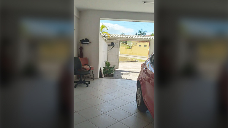 Caraguatatuba: Churrasqueira e Ar Condicionado