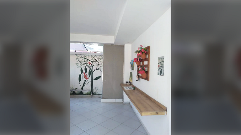 Caraguatatuba: Churrasqueira e Ar Condicionado