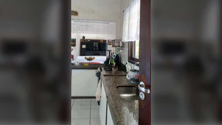 Caraguatatuba: Churrasqueira e Ar Condicionado