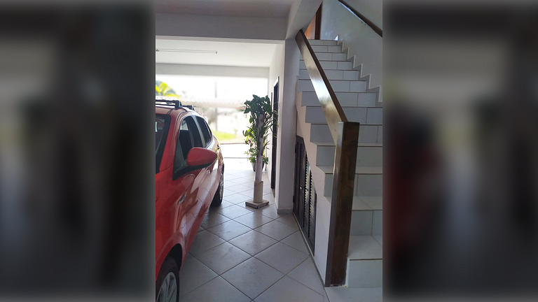 Caraguatatuba: Churrasqueira e Ar Condicionado