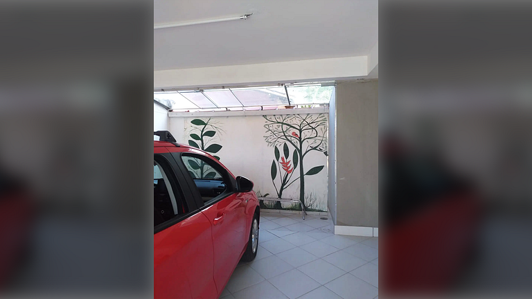 Caraguatatuba: Churrasqueira e Ar Condicionado