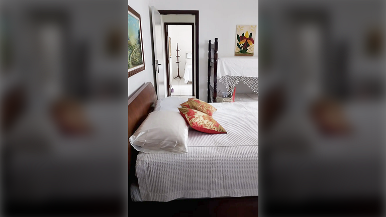 Caraguatatuba: Churrasqueira e Ar Condicionado