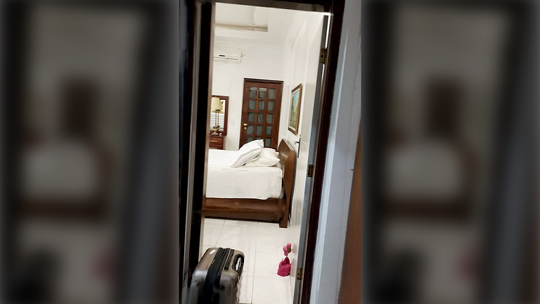 Caraguatatuba: Churrasqueira e Ar Condicionado