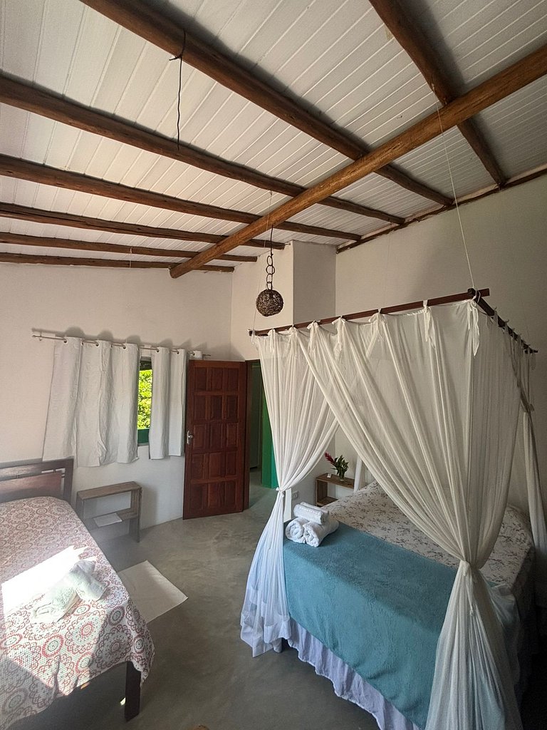 Refúgio em Caraíva: Ar Condicionado e Piscina