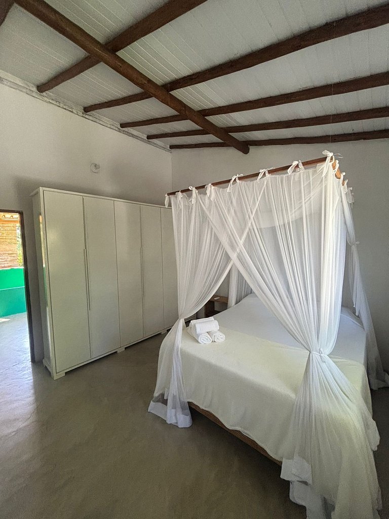 Refúgio em Caraíva: Ar Condicionado e Piscina