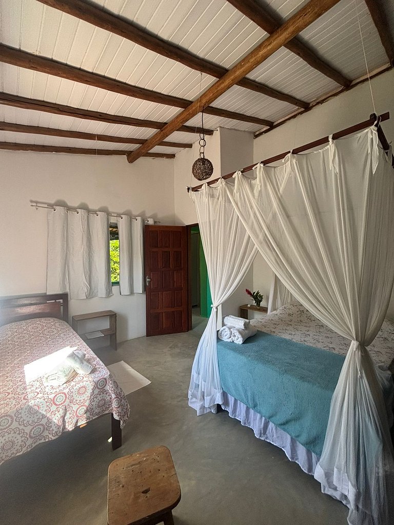 Refúgio em Caraíva: Ar Condicionado e Piscina