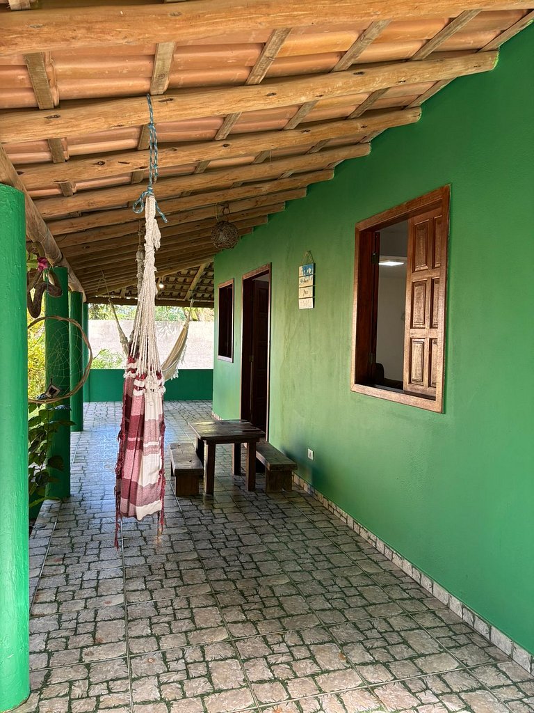 Refúgio em Caraíva: Ar Condicionado e Piscina