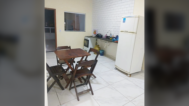 Praia Grande ES :Vista Mar Jacuzzi e Churrasqueira