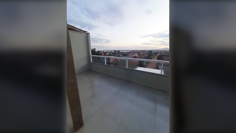 Praia Grande ES :Vista Mar Jacuzzi e Churrasqueira