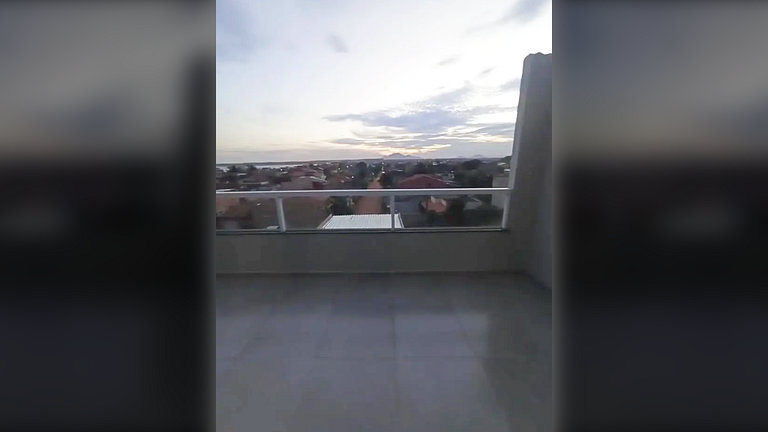 Praia Grande ES :Vista Mar Jacuzzi e Churrasqueira