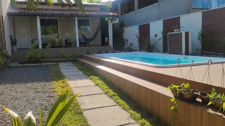 Camaçari casa 2 quartos, Piscina e Churrasqueira