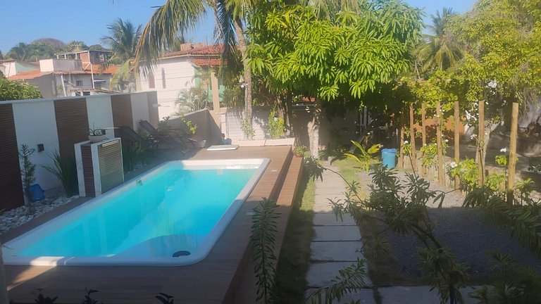 Camaçari casa 2 quartos, Piscina e Churrasqueira