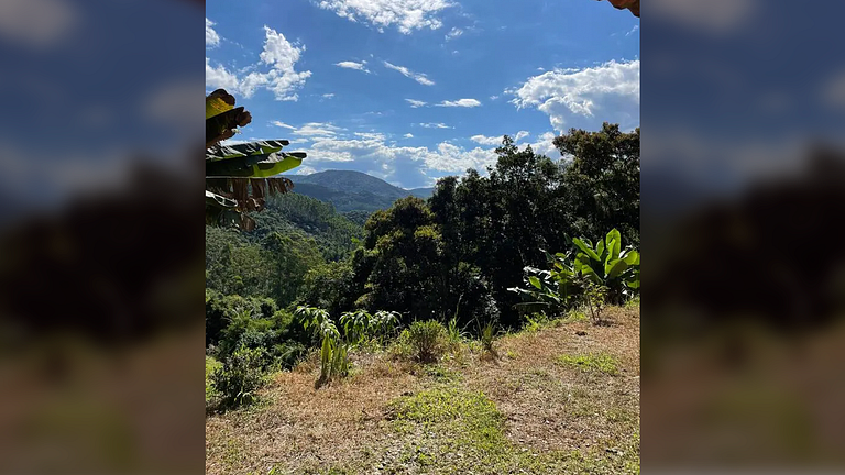 Cabana com Vista Montanha e Rio Capivari