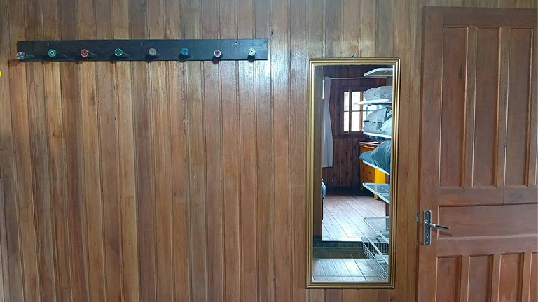 Cabana com Vista Montanha e Rio Capivari