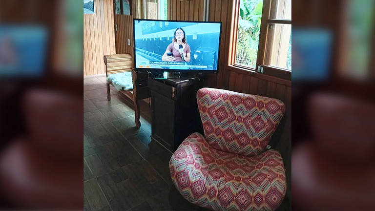 Cabana com Vista Montanha e Rio Capivari