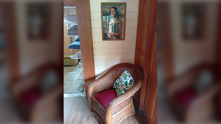 Cabana com Vista Montanha e Rio Capivari