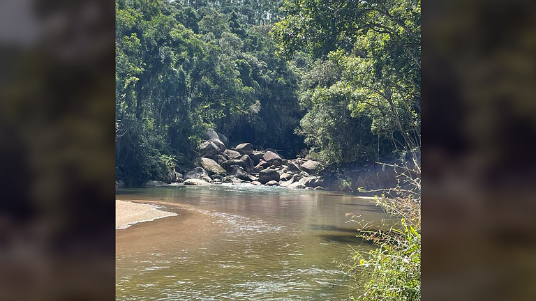 Cabana com Vista Montanha e Rio Capivari