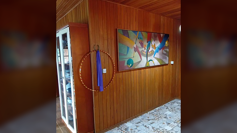 Cabana com Vista Montanha e Rio Capivari