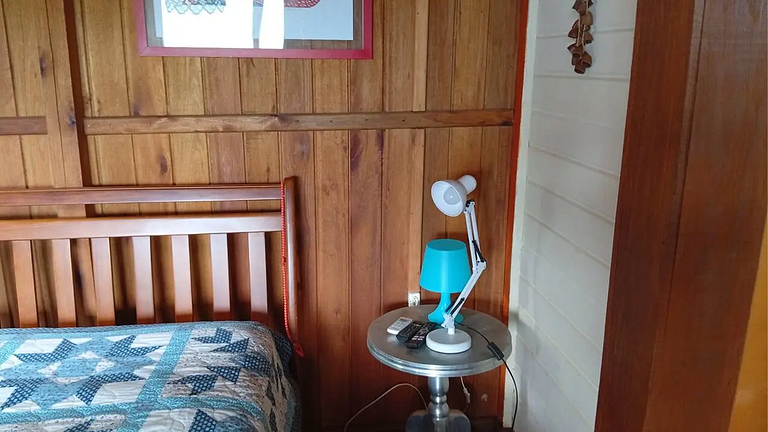 Cabana com Vista Montanha e Rio Capivari