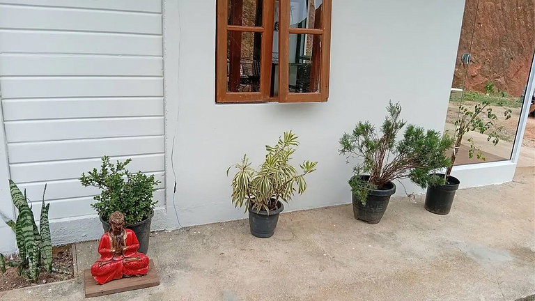 Cabana com Vista Montanha e Rio Capivari