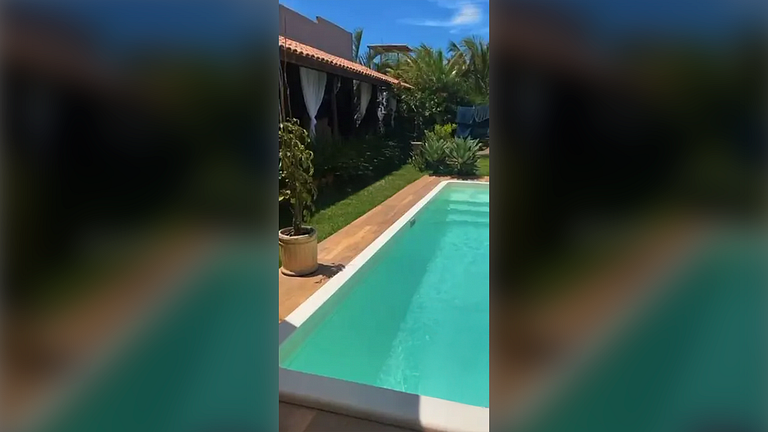 Casa Perto do Mar com Piscina e Churrasqueira